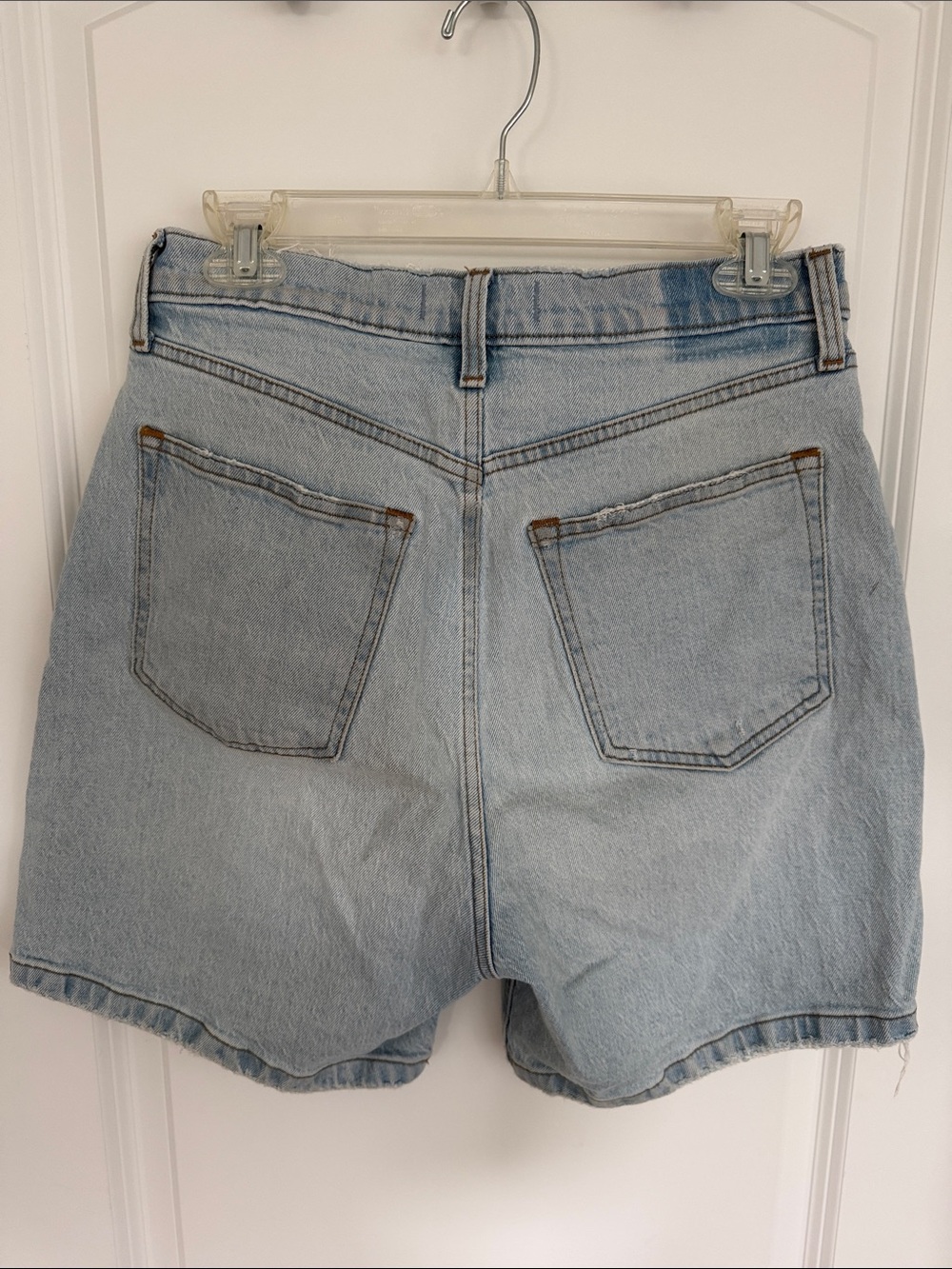 Abercrombie & Fitch Light Blue Denim Jean Shorts - Picture 3 of 4